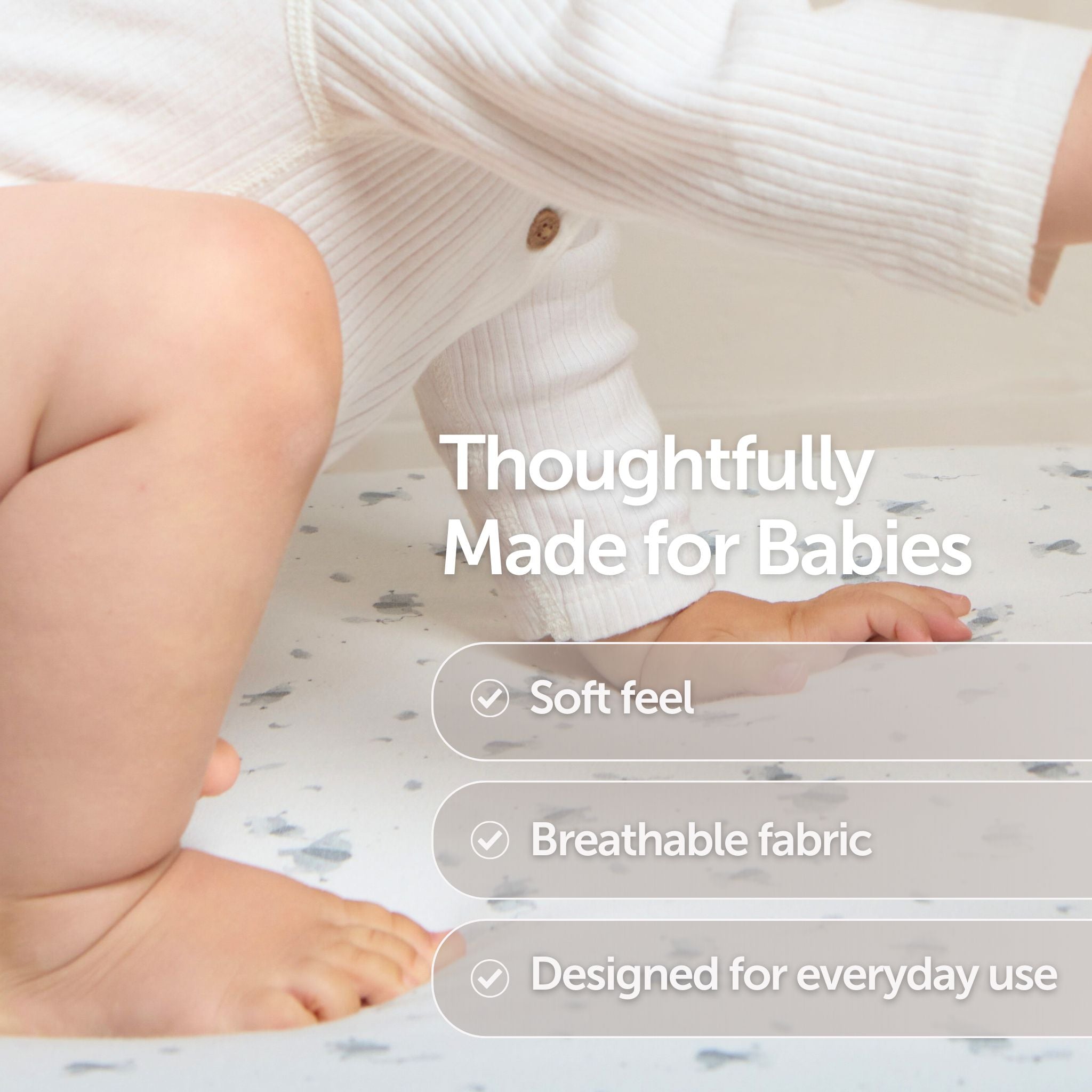 Cot Bed Sheets - 70 x 140cm - 2 Pack