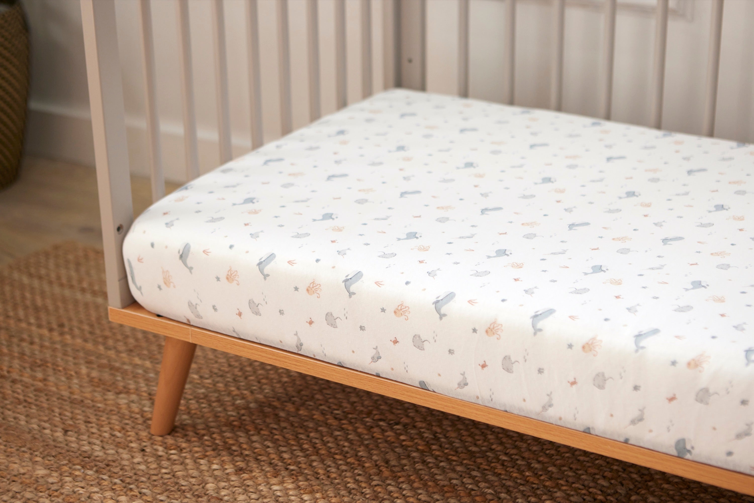 HUT Toddler Bed, Mattress, Sheets & Mattress Protector Bundle