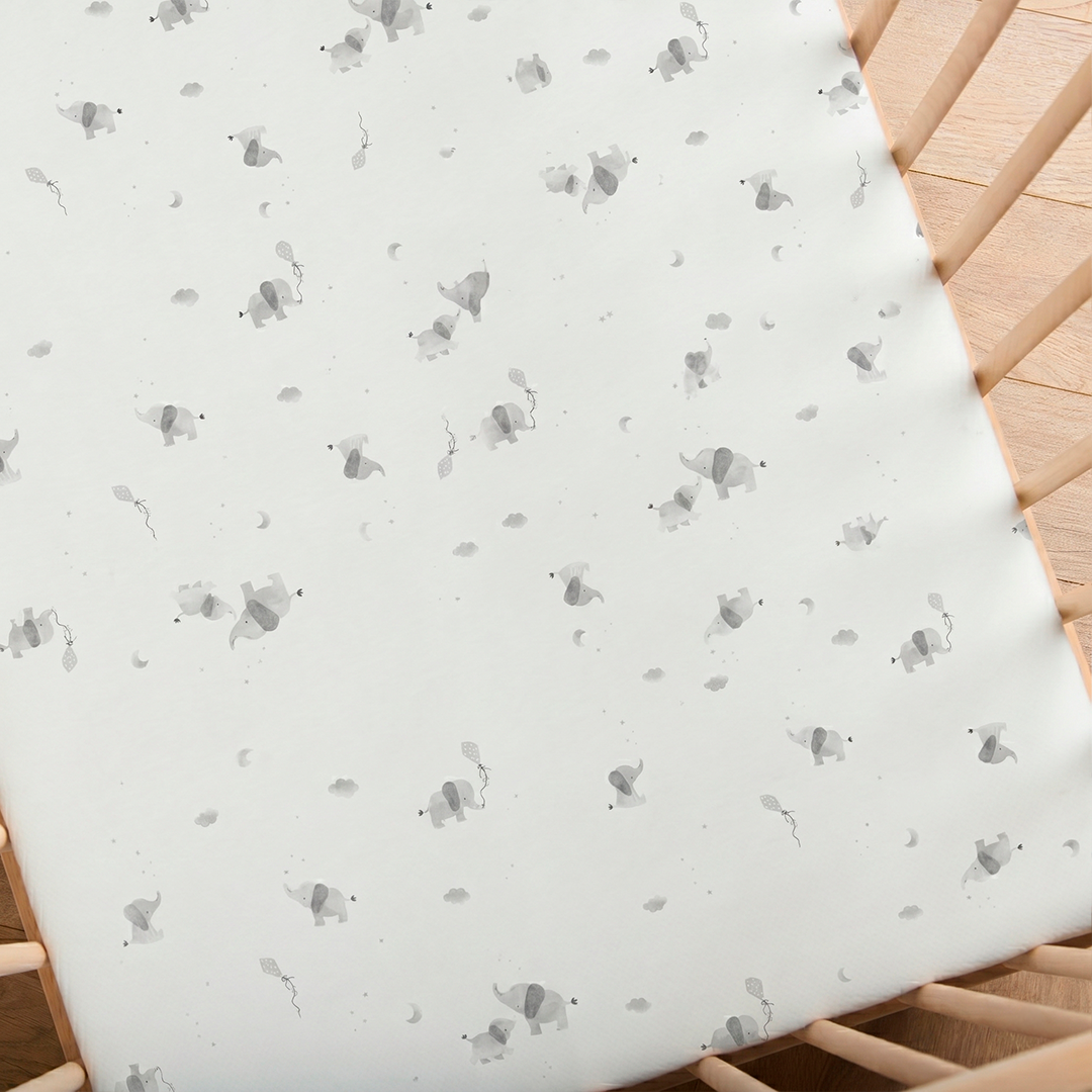 Moses Basket Sheets - 33 x 69cm - 2 Pack