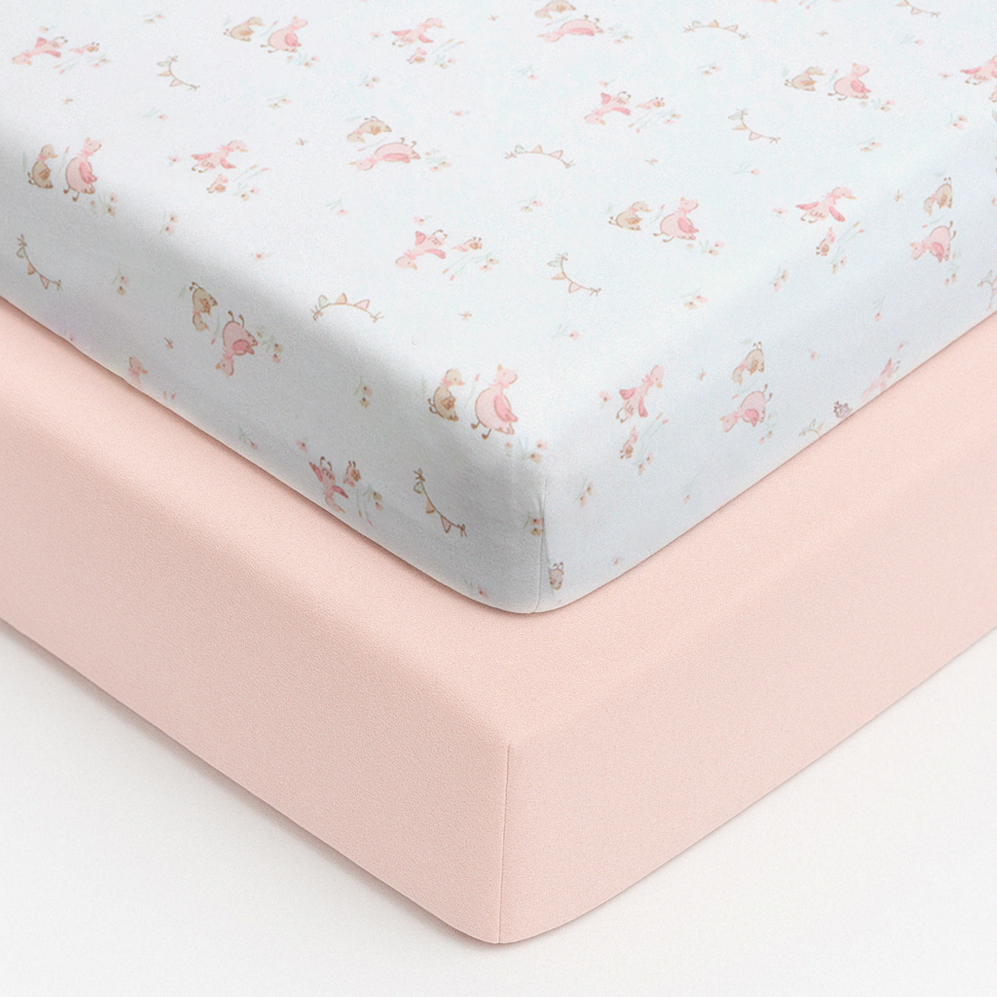 Crib Sheets - 45 x 90cm - 2-Pack