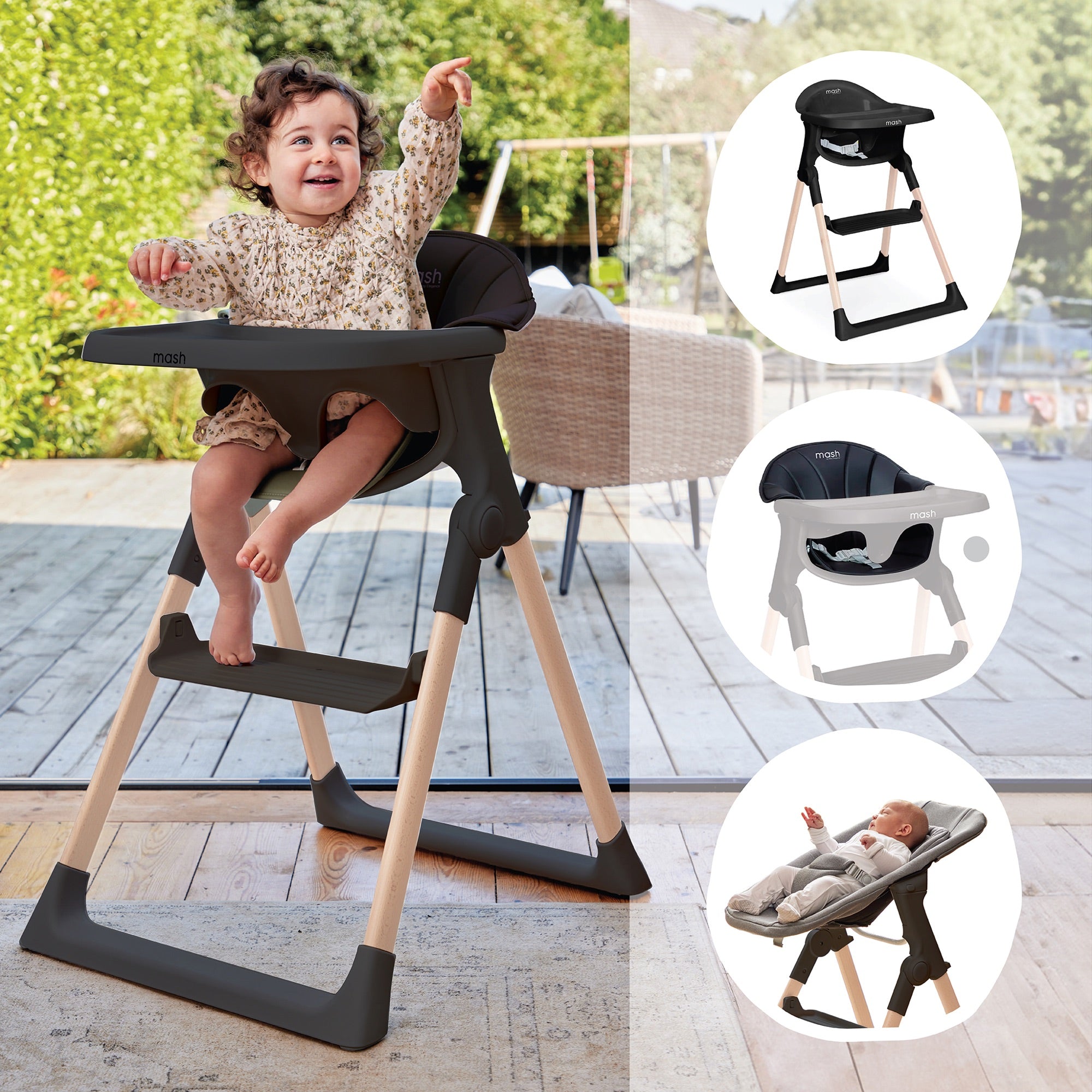 Mash High Chair Bundle