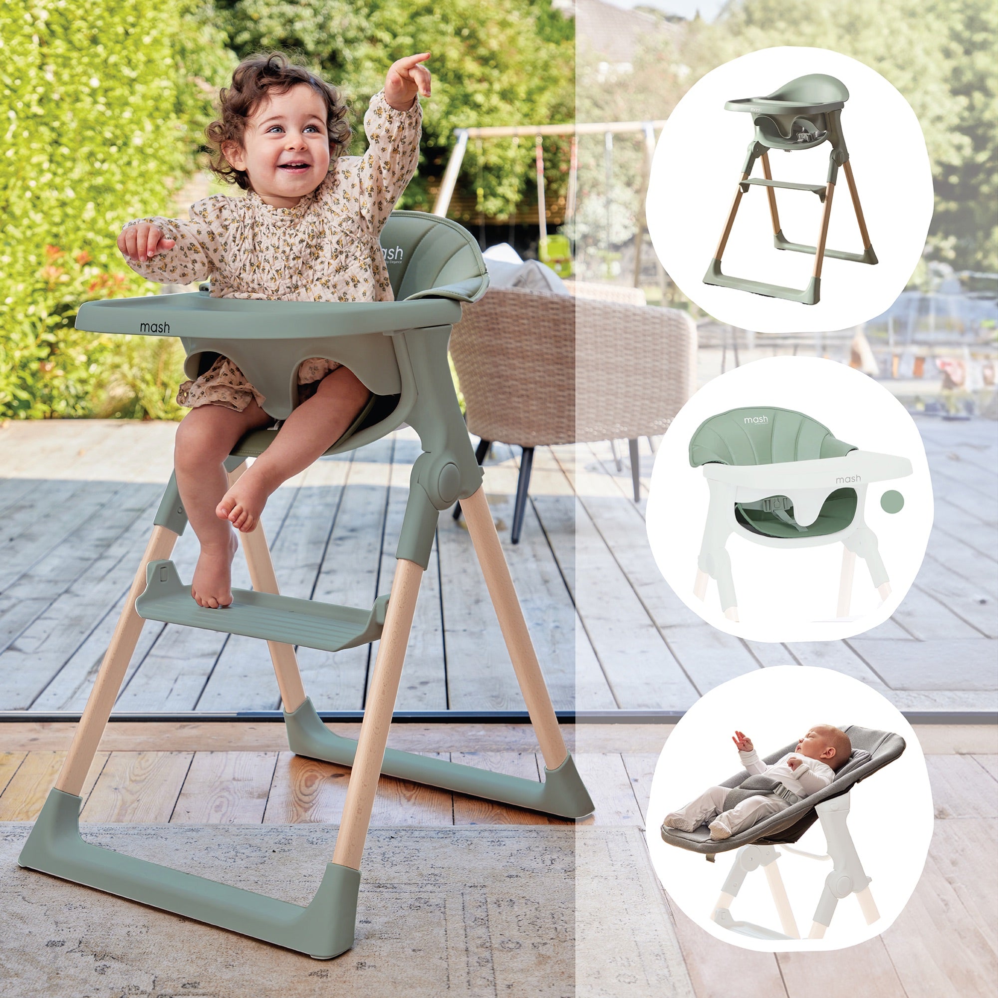 Mash High Chair Bundle