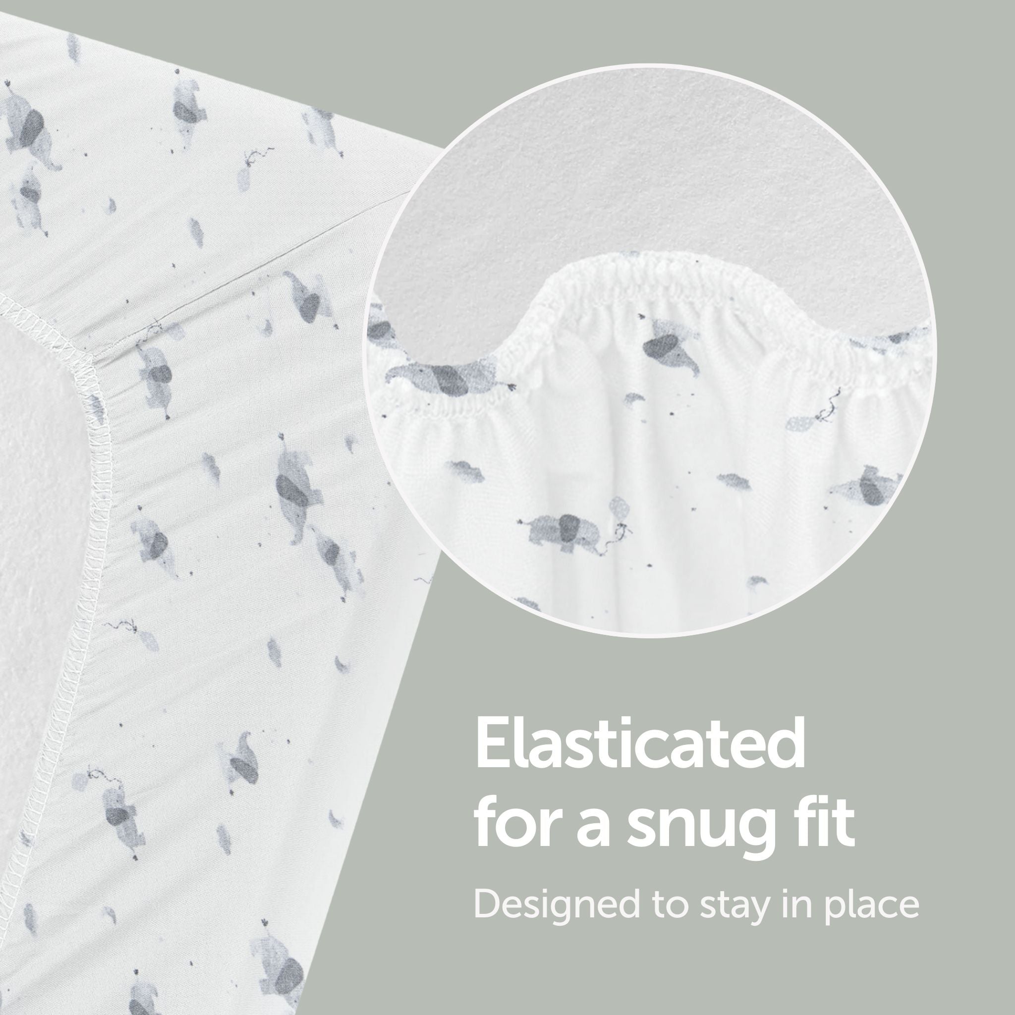 Cot Bed Sheets - 70 x 140cm - 2 Pack