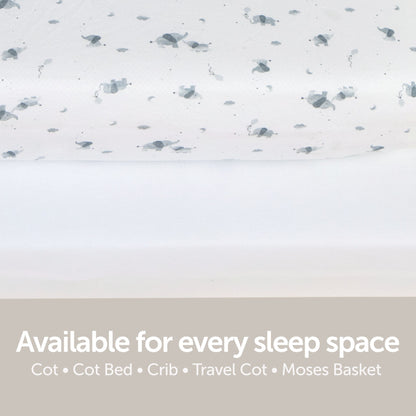 Cot Bed Sheets - 70 x 140cm - 2 Pack