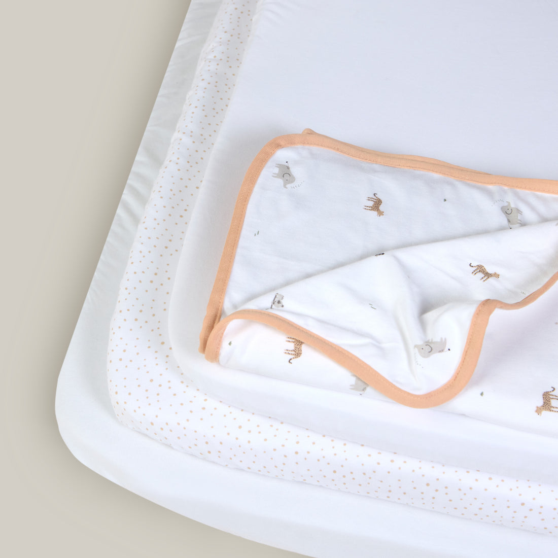 Crib Bedding Set - 45 x 90cm - 4pcs