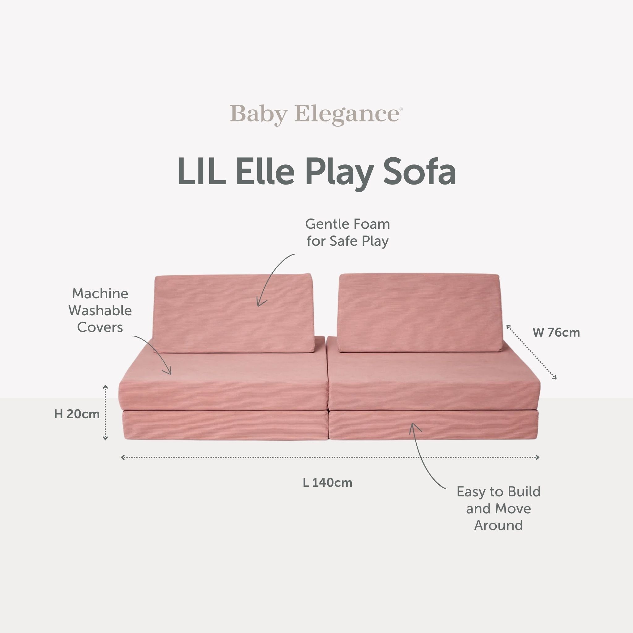 Lil Elle Play Sofa