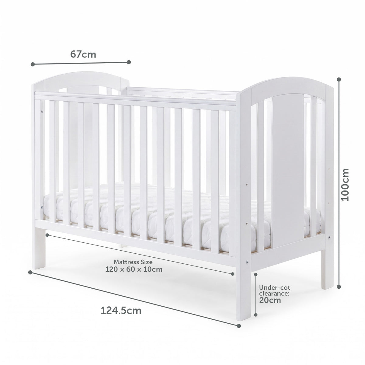 Laba Cot - White
