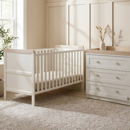 Haddington Cot Bed with Cot Top Changing Unit