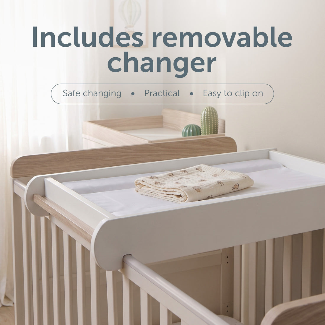 Haddington Cot Bed with Changing Unit