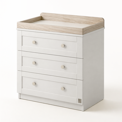 Haddington Cot Bed with Changing Unit &amp; Chest of Drawers Bundle