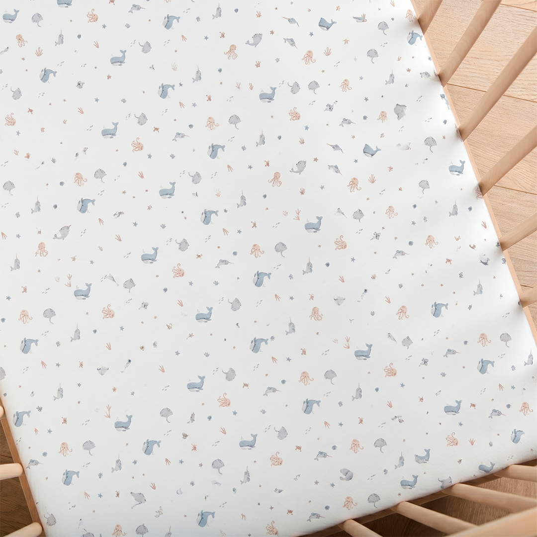 Moses Basket Sheets - 33 x 69cm - 2 Pack