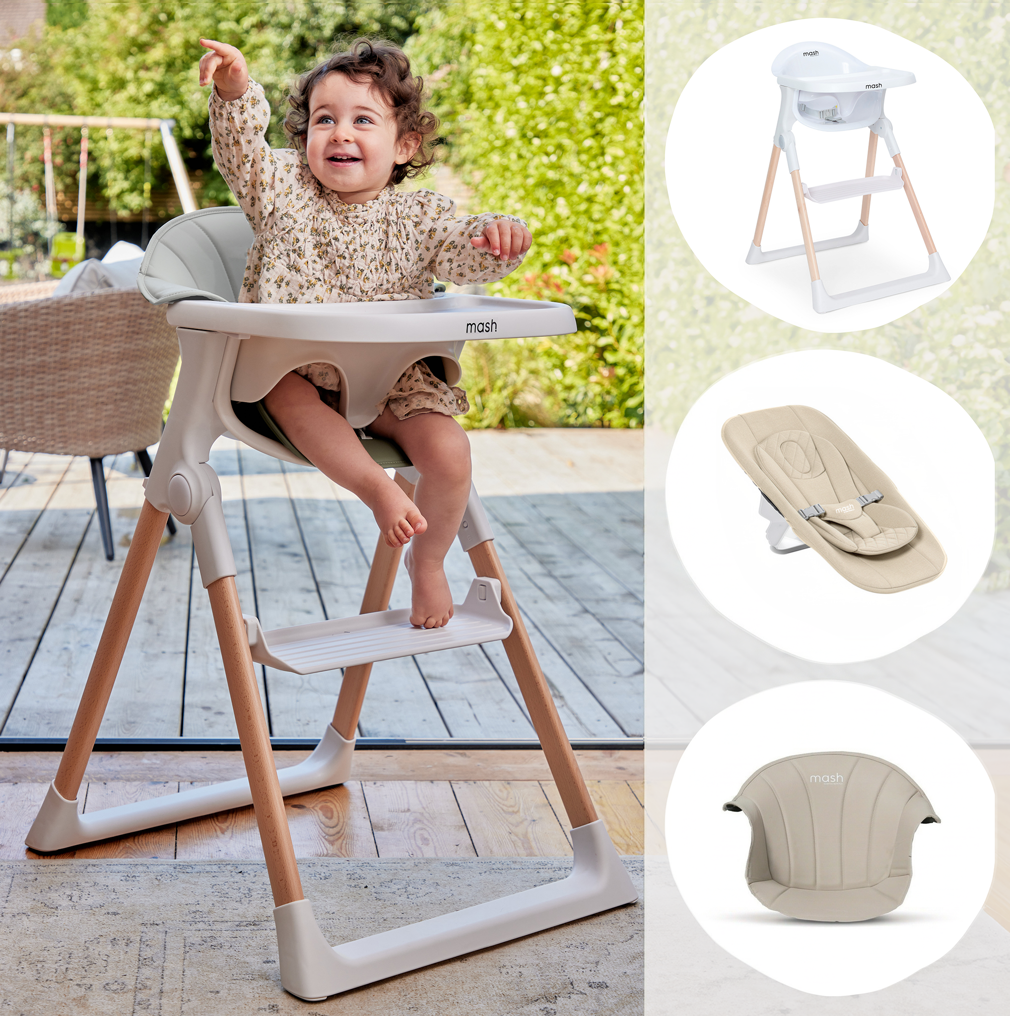 Mash High Chair Bundle