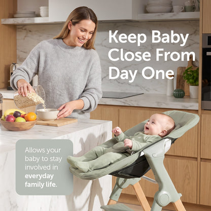 Mash High Chair Bundle - Sage
