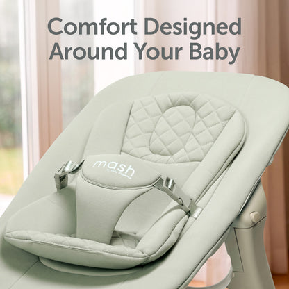 Mash High Chair Bundle - Sage