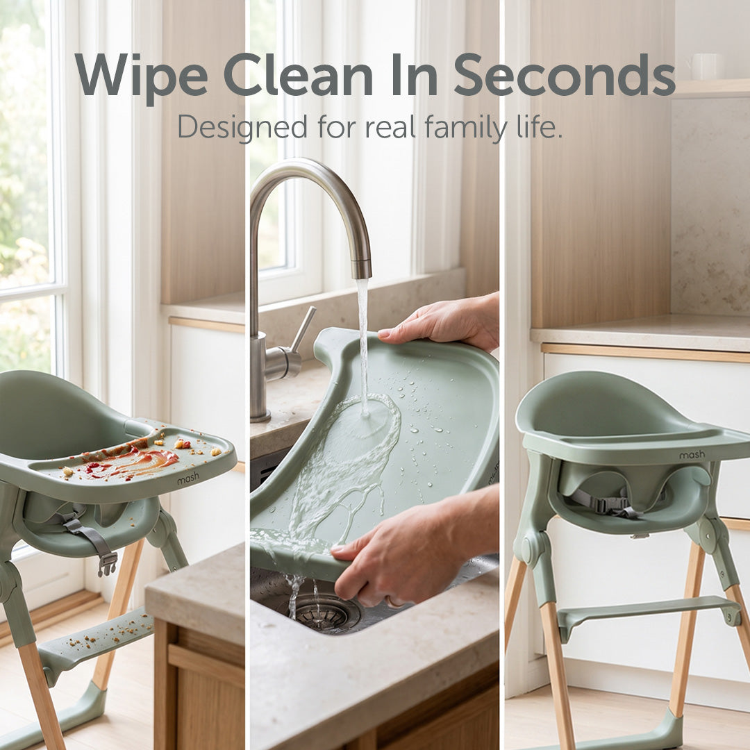 Mash High Chair Bundle - Sage