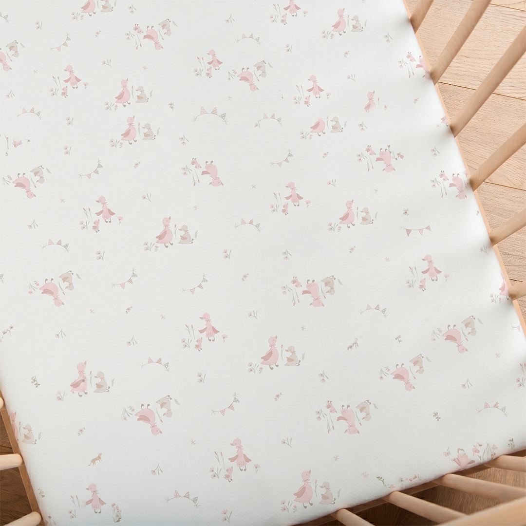 Moses Basket Sheets - 33 x 69cm - 2 Pack