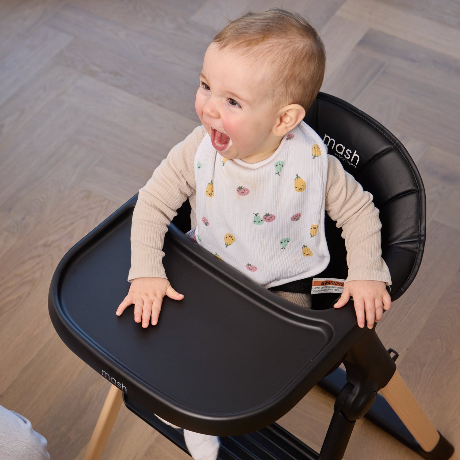 Mash High Chair &amp; Newborn Seat - Black