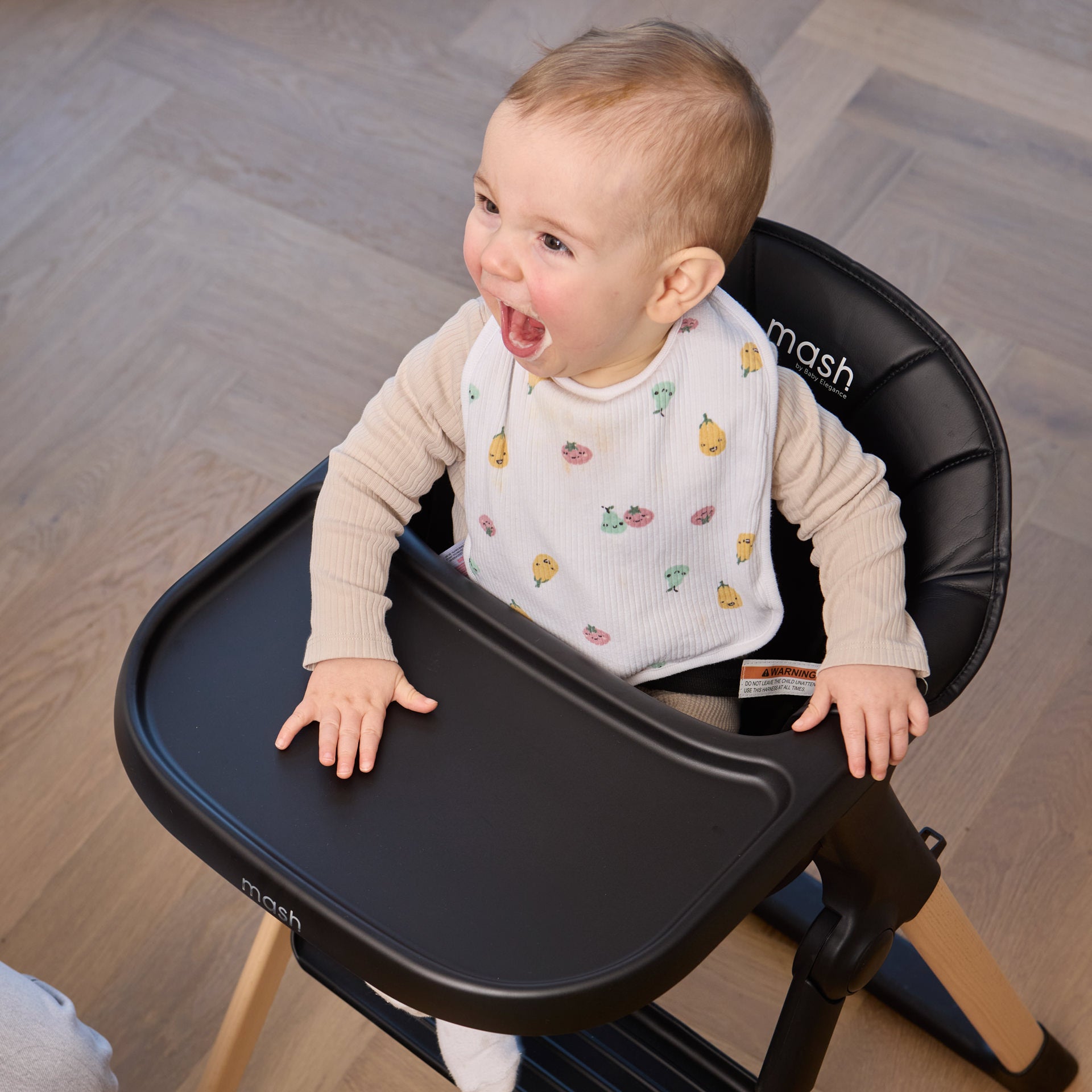 Mash High Chair &amp; Newborn Seat - Black