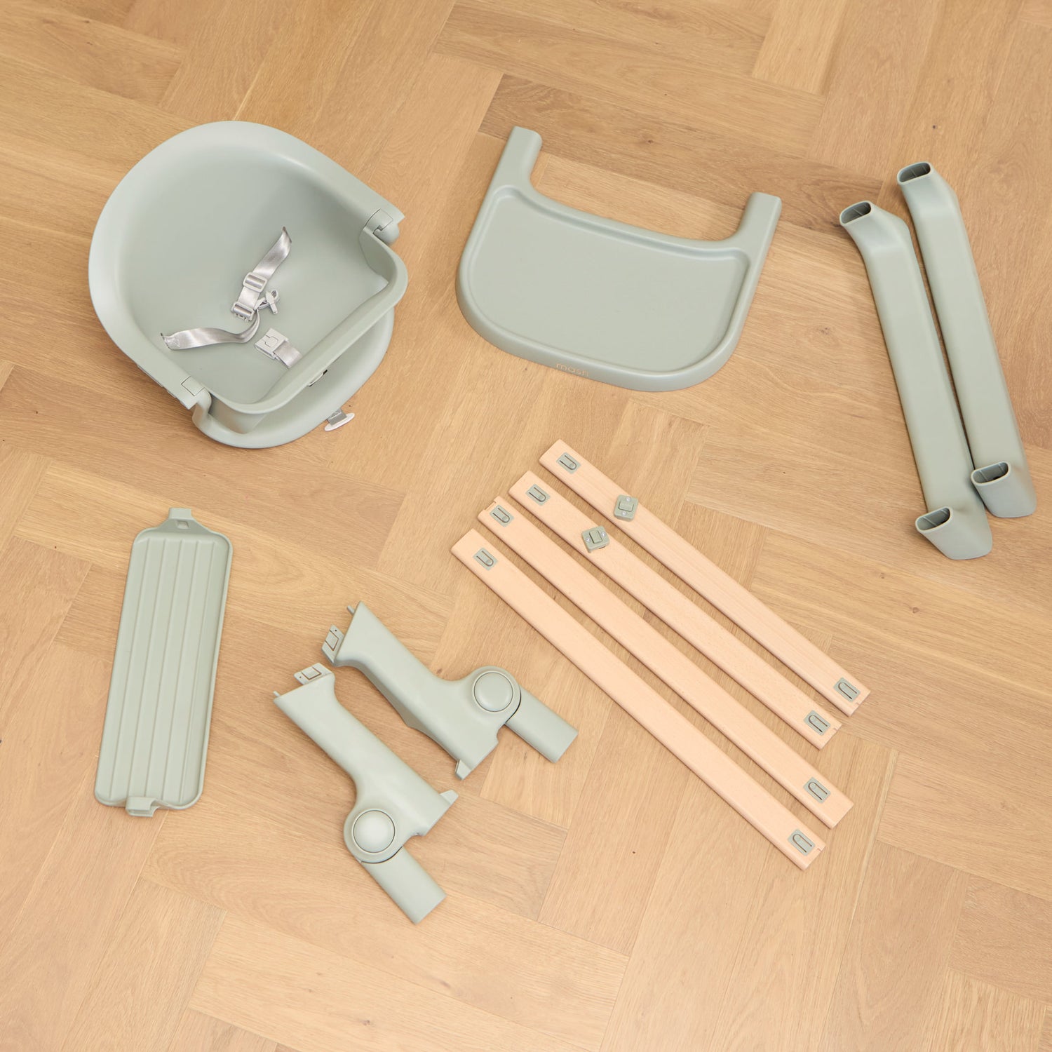 Mash High Chair &amp; Newborn Seat - Sage