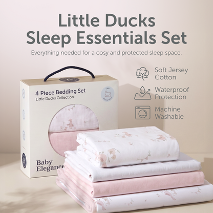Crib Bedding Set - 45 x 90cm - 4pcs