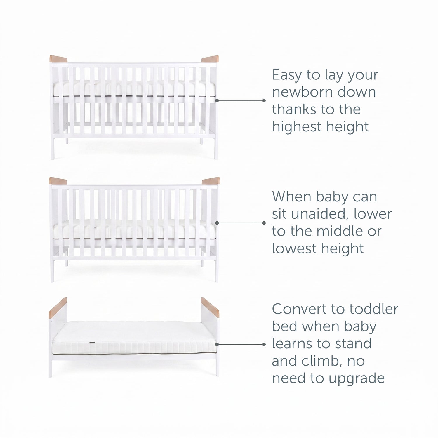 Haddington Cot Bed with Changing Unit