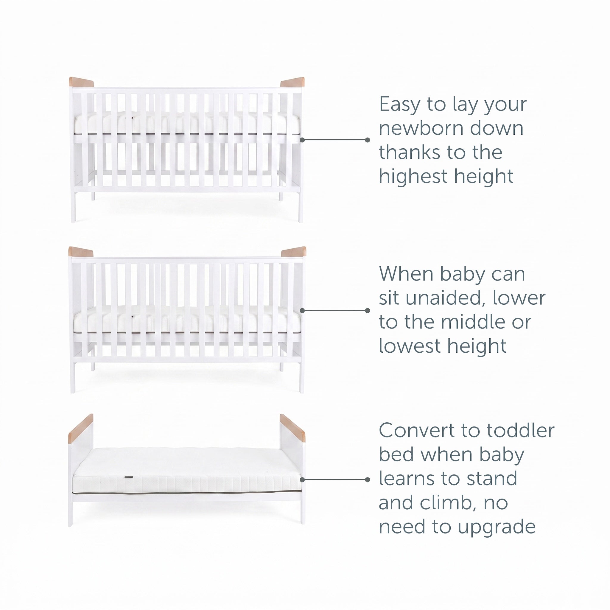 Haddington Cot Bed with Changing Unit