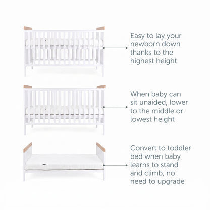 Haddington Cot Bed with Changing Unit