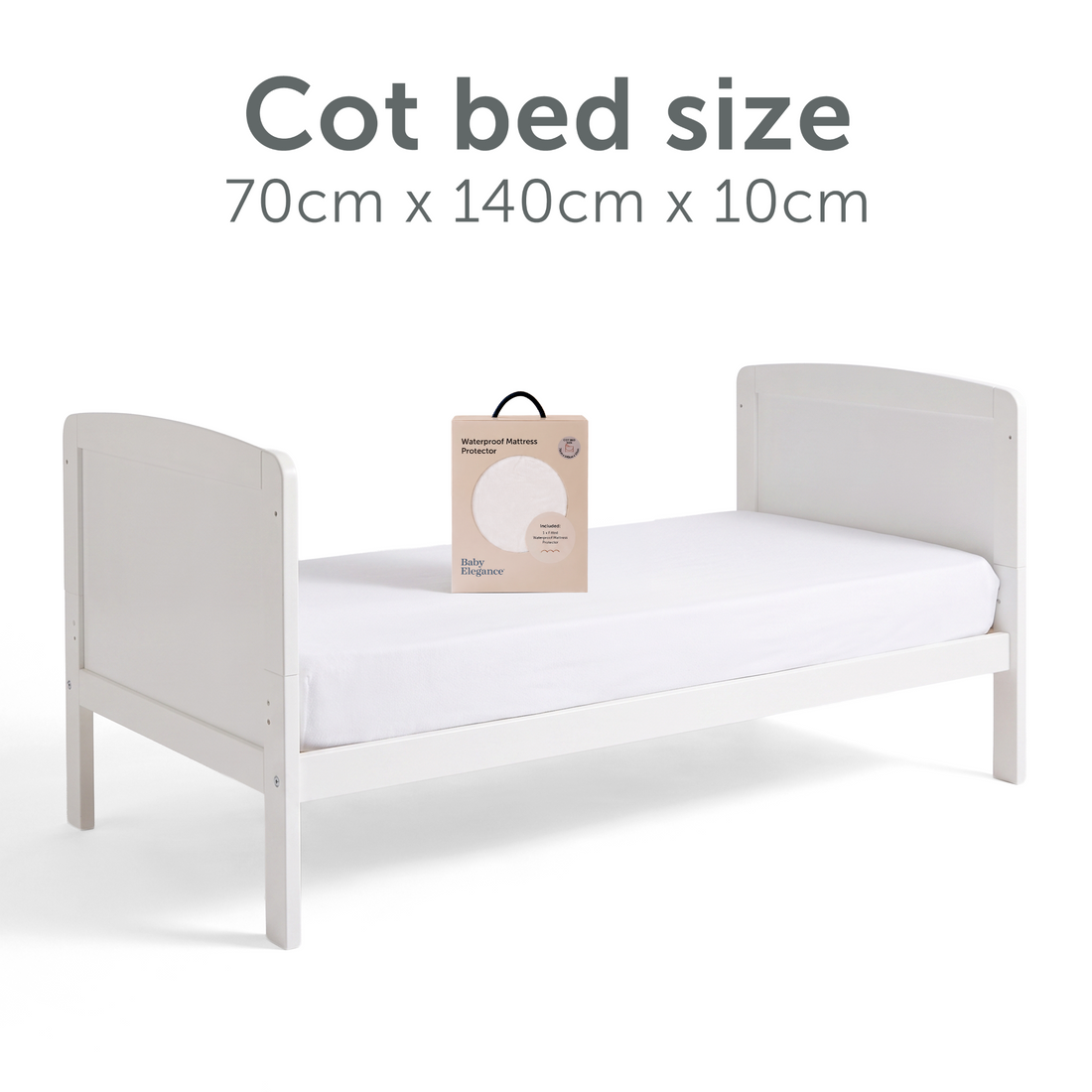 Cot Bed Mattress Protector - Waterproof
