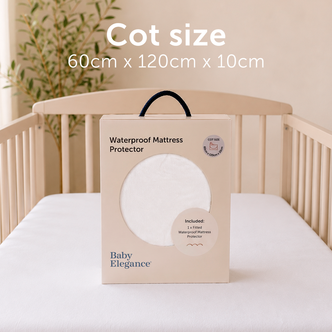 Cot Mattress Protector - Waterproof