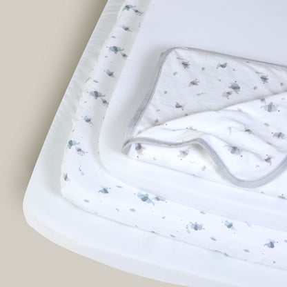 Crib Bedding Set - 45 x 90cm - 4pcs