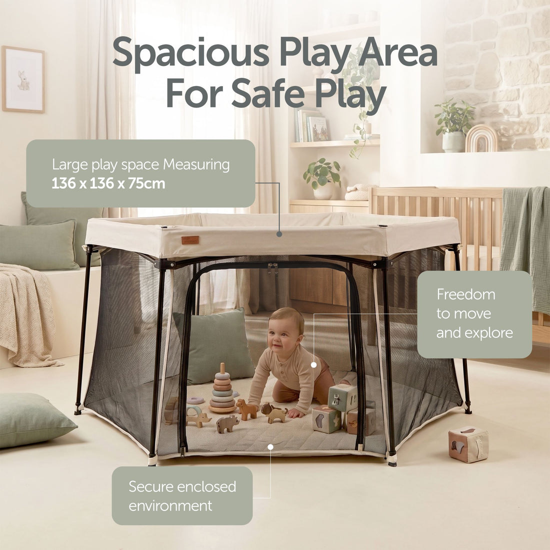 Foldable Playpen for Babies