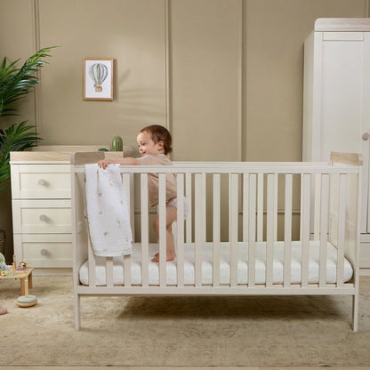 Haddington Cot Bed with Changing Unit &amp; Chest of Drawers Bundle