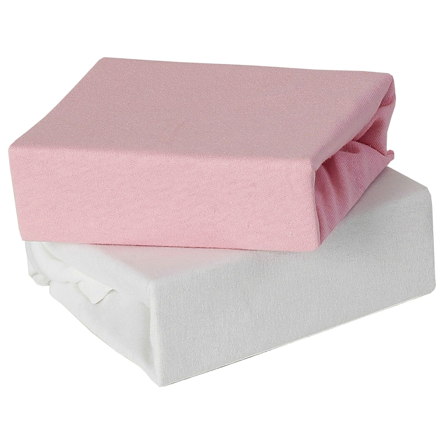 Moses Basket Sheets - 33 x 69cm - 2 Pack