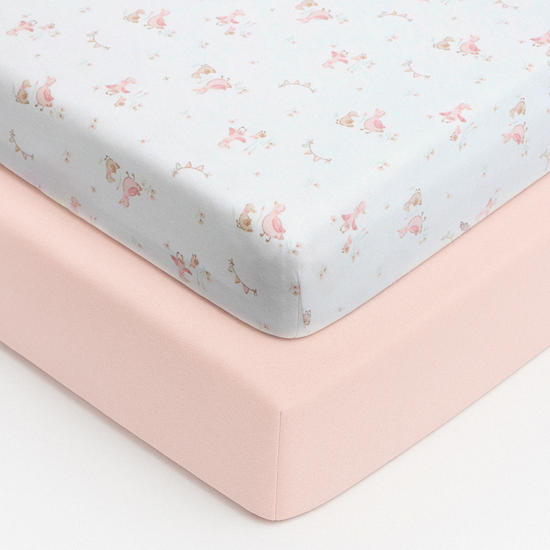 Cot Bed Sheets - 70 x 140cm - 2 Pack