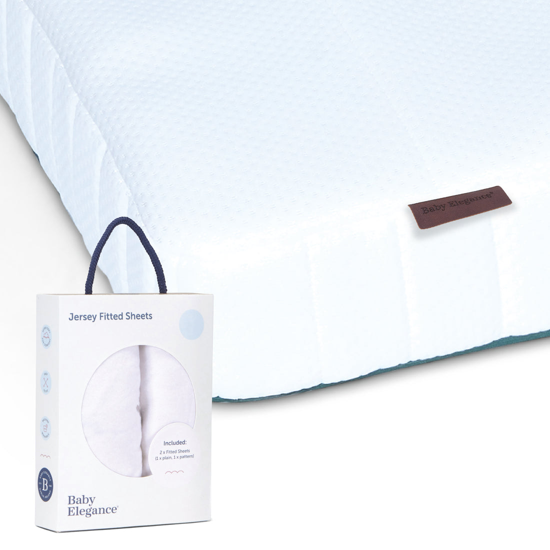 Cot Mattress (Stratus Pocket Spring) &amp; Sheets Bundle