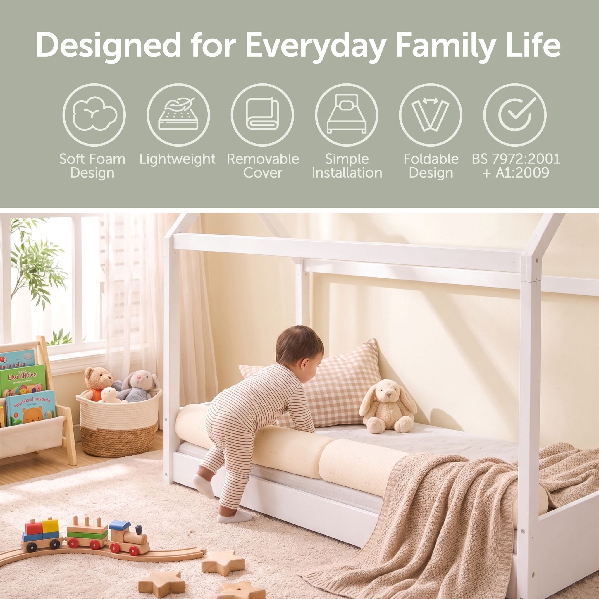 Toddler Bed Guard Wedge