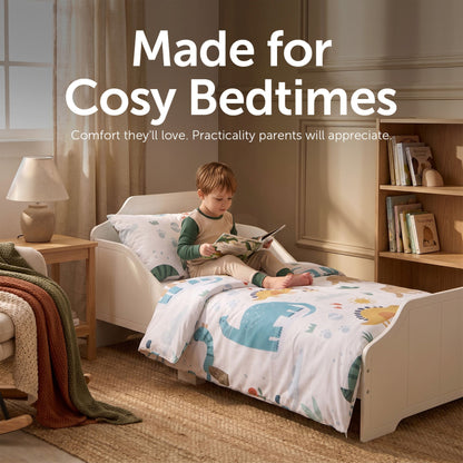 Toddler Duvet and Pillow Bedding Set - Dinosaurs