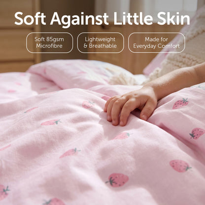 Toddler Duvet and Pillow Bedding Set - Flowers