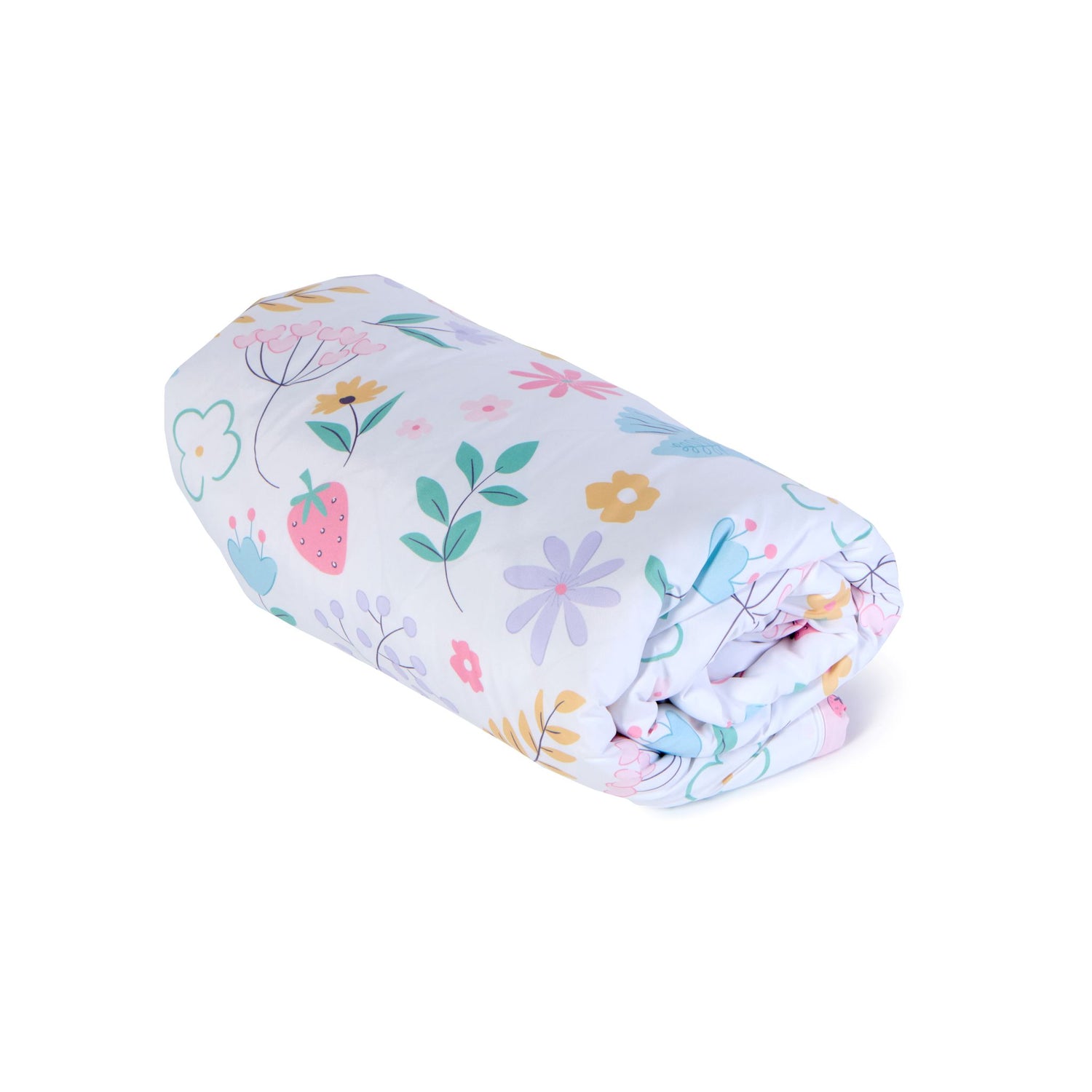 Toddler Duvet and Pillow Bedding Set - Flowers