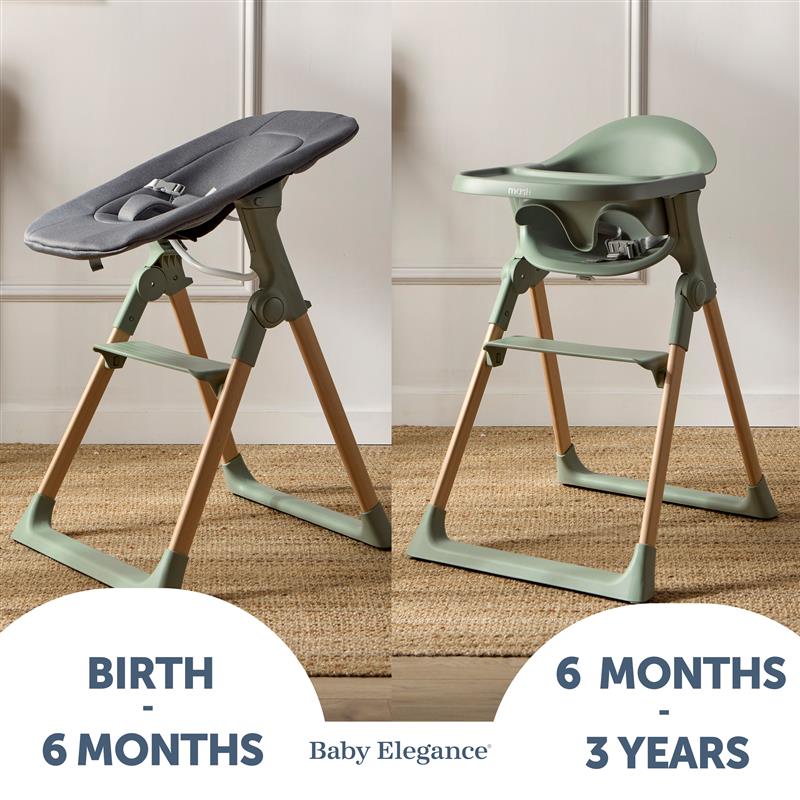 Mash High Chair Bundle Sage – Baby Elegance