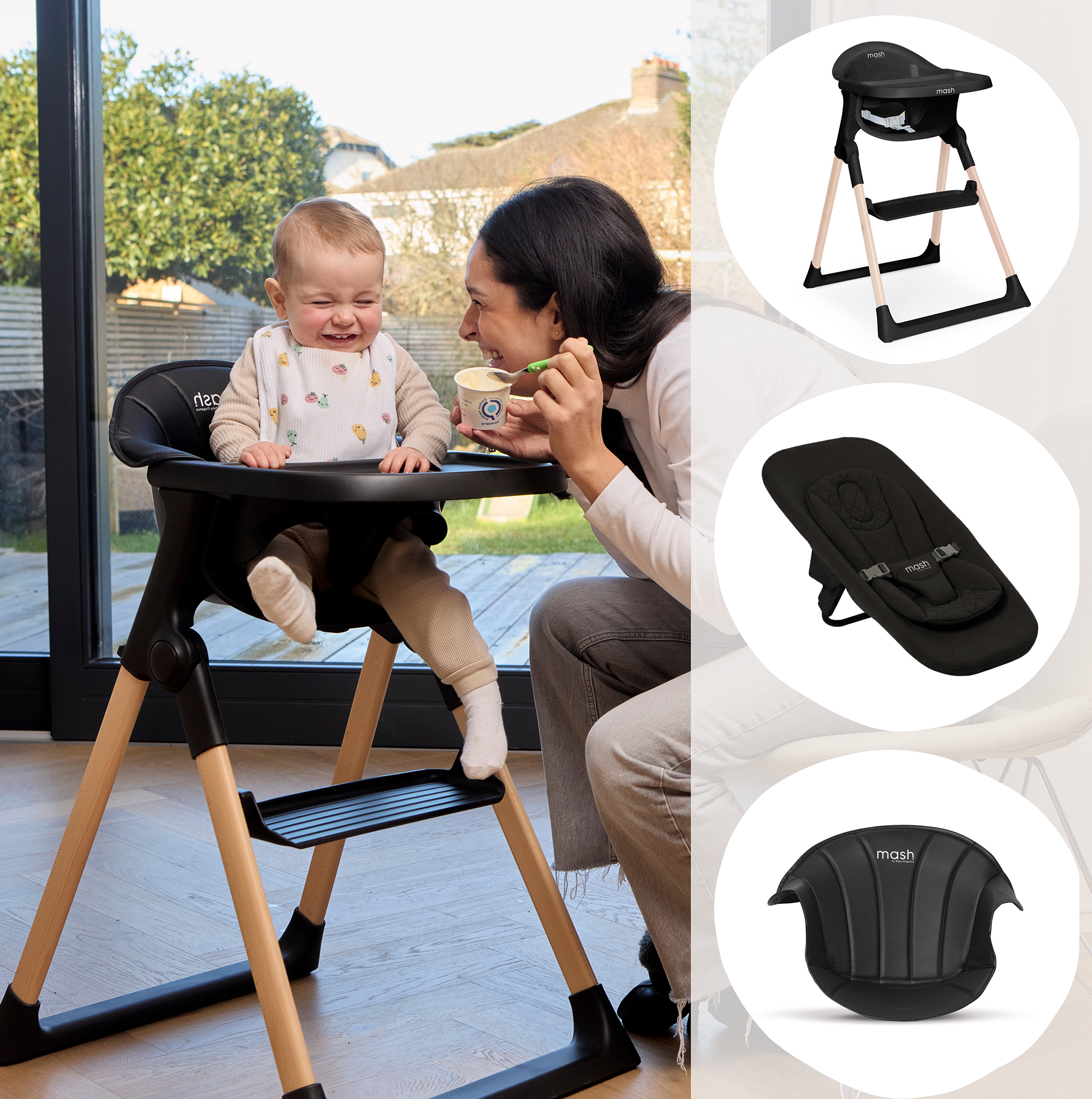 Mash High Chair Bundle