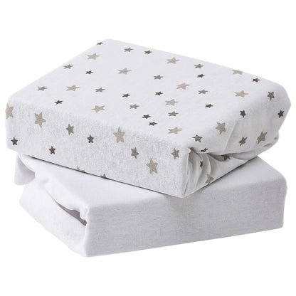 Next to Me Crib Sheets - 45 x 90cm - 2 Pack